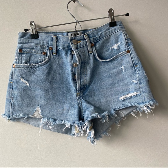 Agolde Pants - Agolde parker vintage cut off denim shorts
